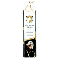 Excellent Horse Grooming Brush M Zwart