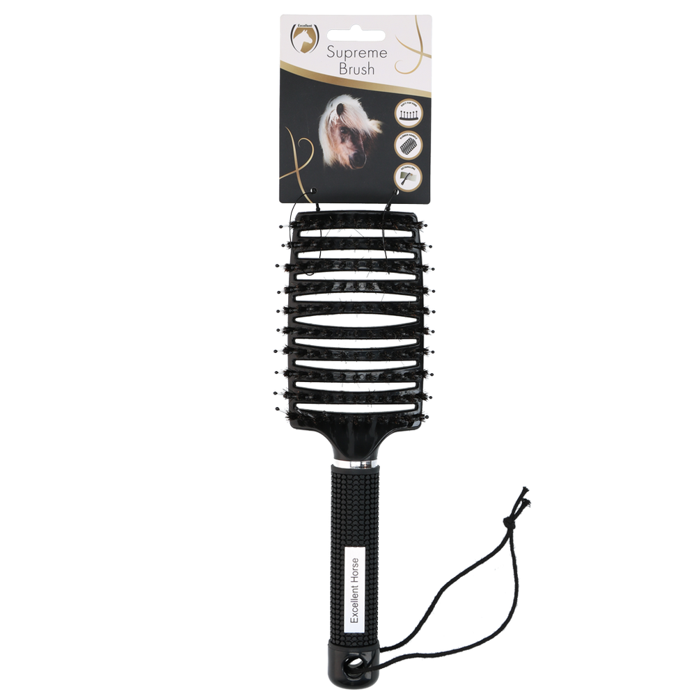 Excellent Horse Supreme Brush Zwart