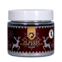 Excellent Horse Christmas Hi Gloss Hoof Polish Zilver 150 ml