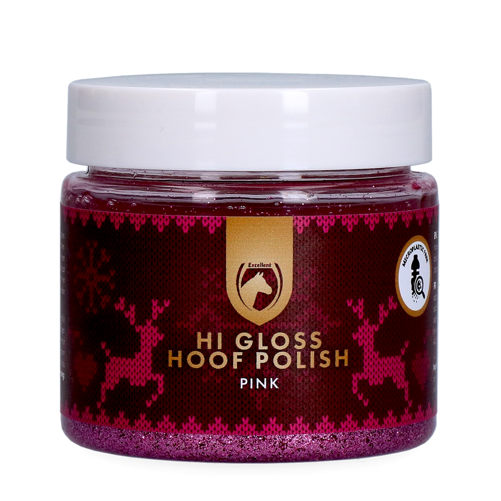 Excellent Horse Christmas Hi Gloss Hoof Polish 150 ml Roze