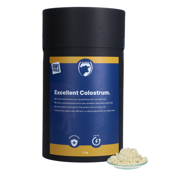 
  Excellent Colostrum (IBR-vrij) voor kalveren 2 kg - Artikelnummer COLO2000
