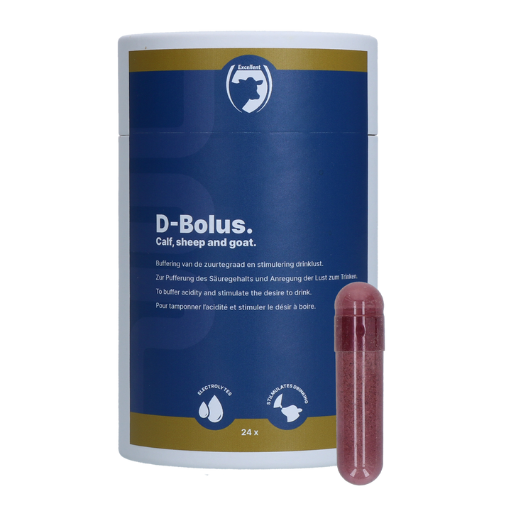 
  Excellent D-Bolus (Bicarbonaat) 24 stuks - artikelnummer DBOL0024
