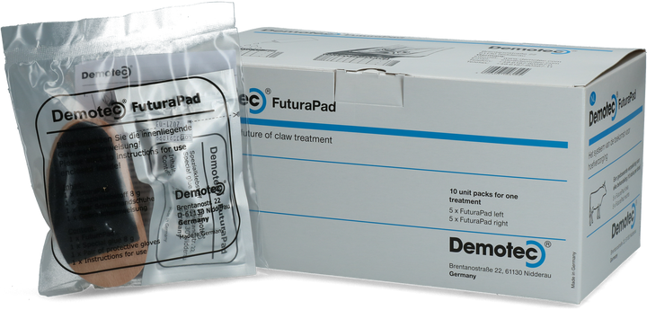 
  Demotec FuturaPad 10 behandelingen - artikelnummer DEMO0002H
