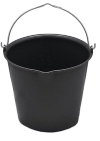 Emmer 15 l met schenktuit Zwart
