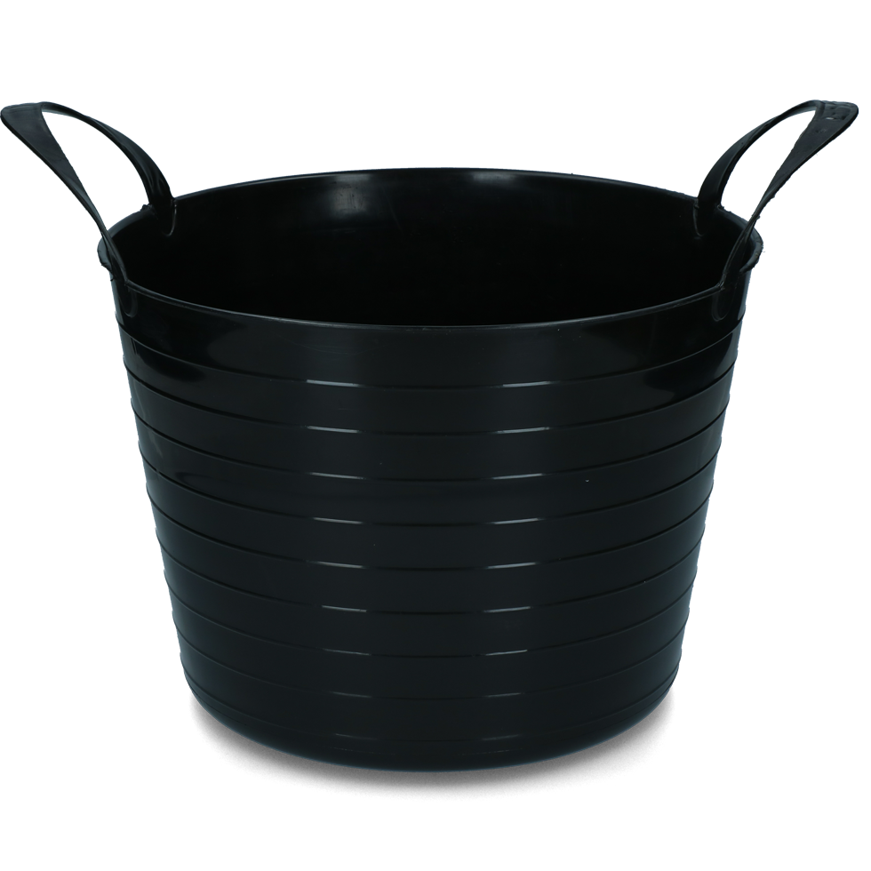 Emmer V-Trug Flexi 40 l Zwart