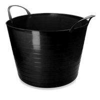 vPlast Emmer V-Trug Flexi 65 l Zwart