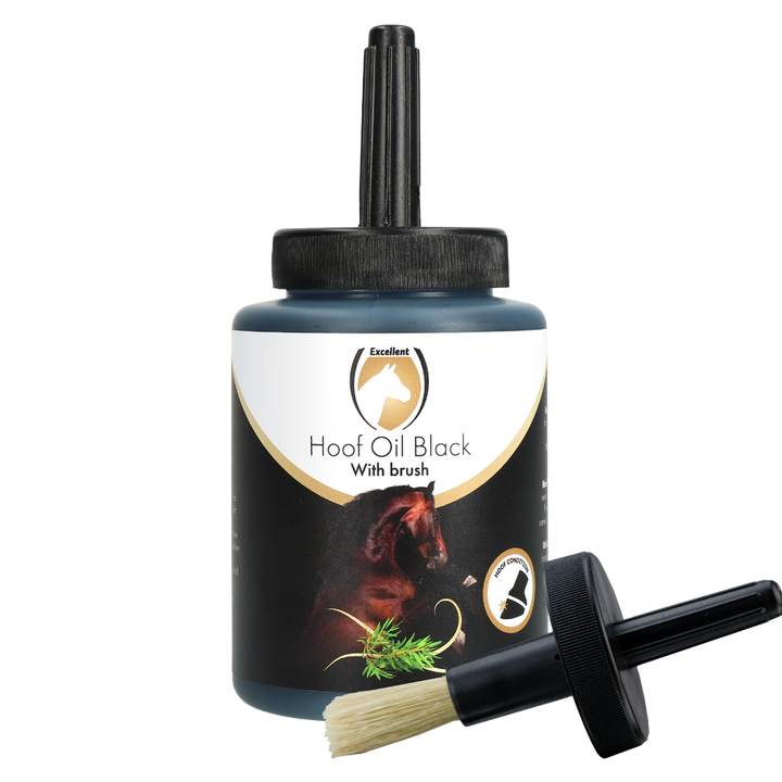 
  Excellent Horse Hoof Oil Black (with brush) 500 ml - Artikelnummer EQUI0026H
