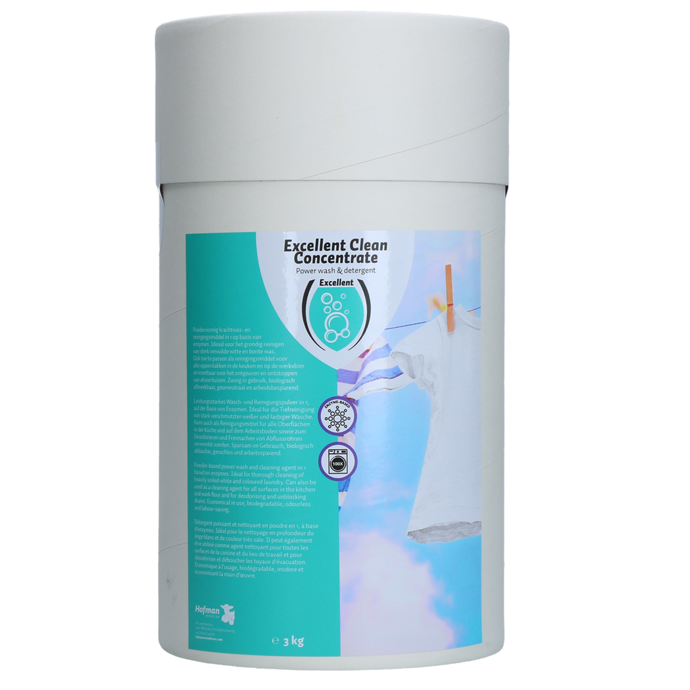 Excellent Schoon concentraat totaalwasmiddel 3 kg