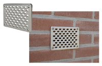 GevelFix Voorzetrooster RVS 25 x 15 cm