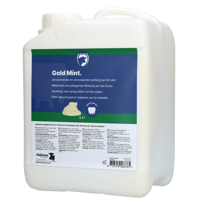 
  Excellent Gold Mint Grootverpakking incl. Dosator 2,5 l - artikelnummer GOLD2500
