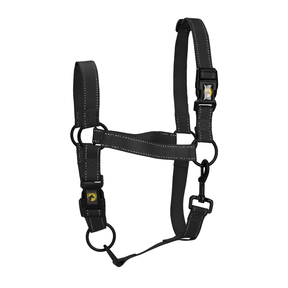 Excellent Premium Halster M Zwart