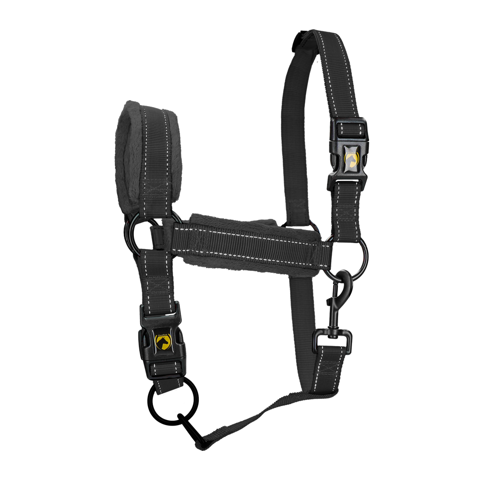 Excellent Superior Halster L Zwart