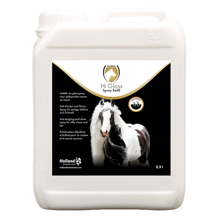 
  Excellent Horse Hi Gloss Spray Refill 2,5 l - Artikelnummer HIGL02500

