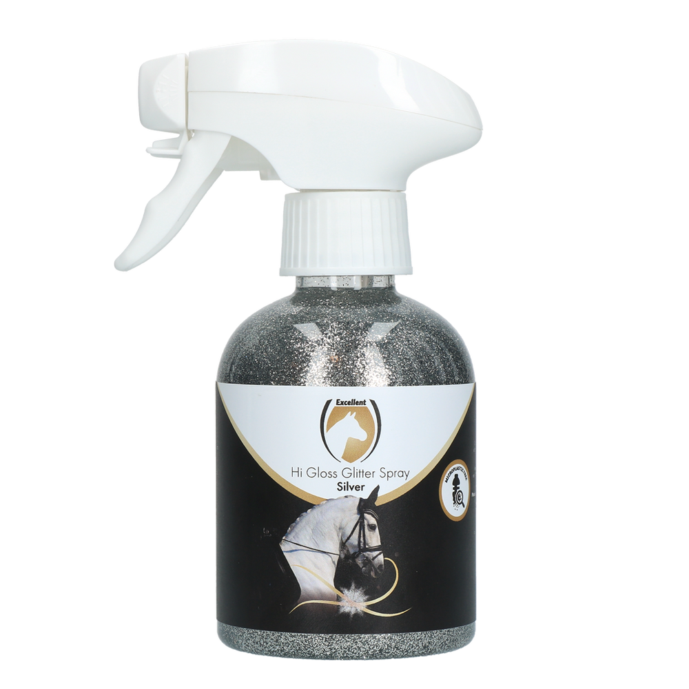 Excellent Horse Hi Gloss Glitter Spray Silver 250 ml