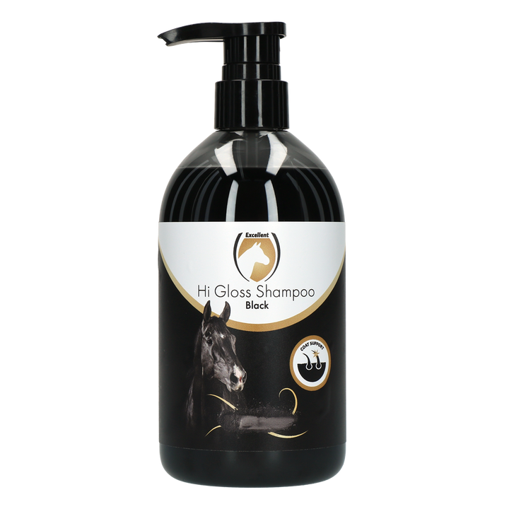 
  Excellent Horse Hi Gloss Shampoo Zwart 500 ml - Artikelnummer HIGL5100

