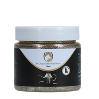 Excellent Horse Hi Gloss Glitter Hoof Polish 150 ml Gold