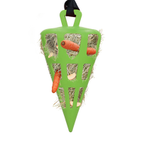 Hay Slow Feeder Fun & Flex Carrot Groen
