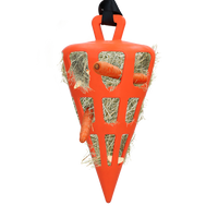 Hay Slow Feeder Fun & Flex Car Rot oranje