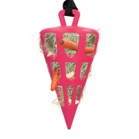 Hay Slow Feeder Fun & Flex Car Rot roze