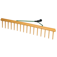 Hooi-/grashark met egaliseerfunctie 64 cm, 16-tands