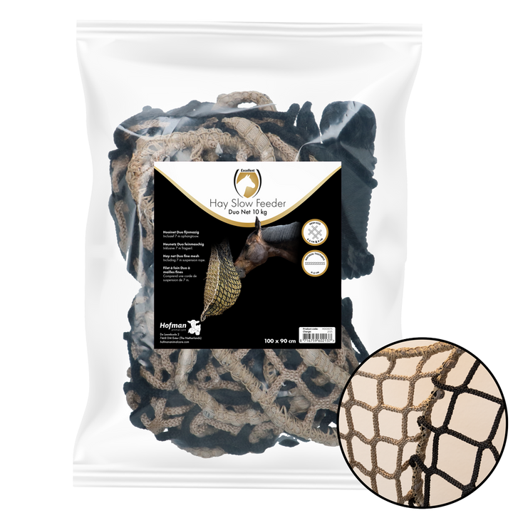 
  Hay Slow Feeder Net 10 kg (60/45 mm) - Artikelnummer HOOI075
