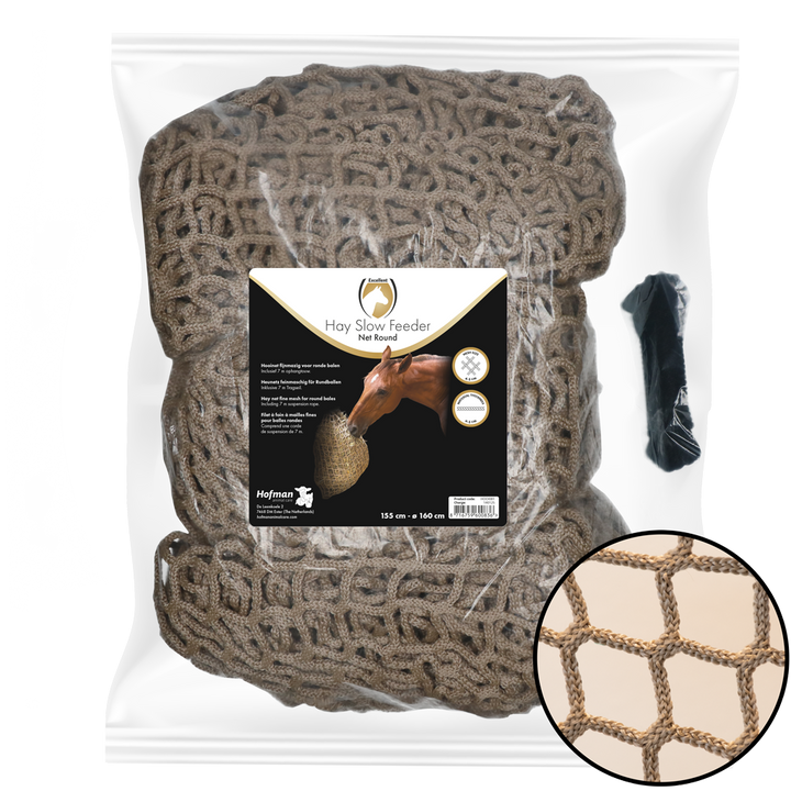 
  Hay Slow Feeder Net Ronde Baal - Artikelnummer HOOI081
