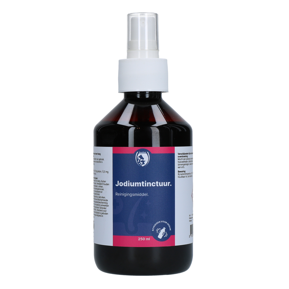 Jodiumtinctuur 1% (10 mg per ml) & 70% Alcohol 250 ml