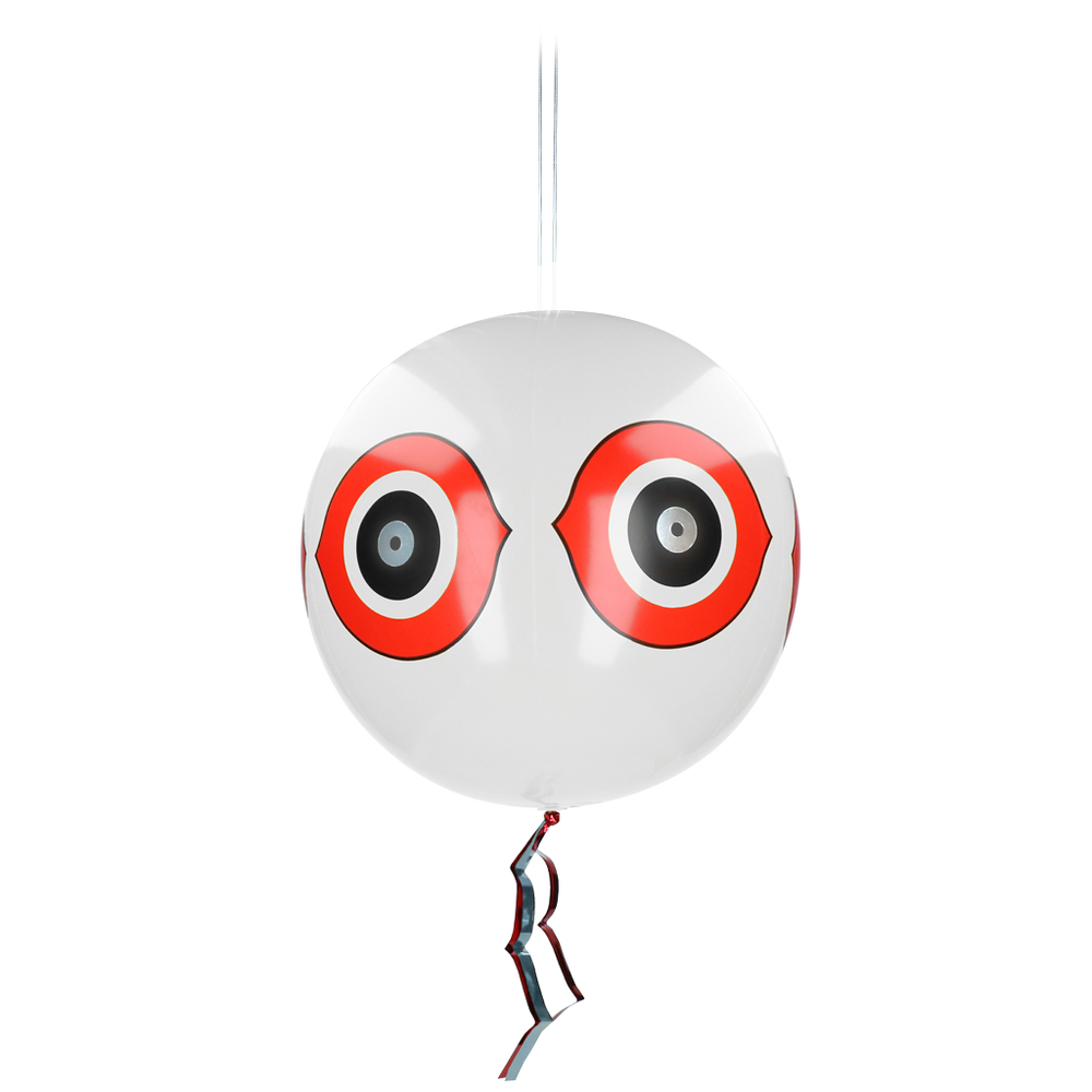 Knock Pest Schrikballon Wit