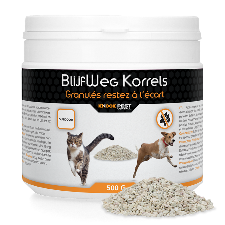 
  Knock Pest BlijfWeg Korrels (Outdoor) 500 g - Artikelnummer KNOC00131
