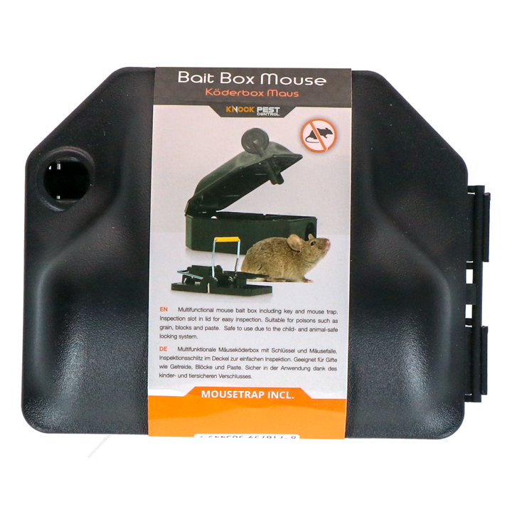 
  Knock Pest Voerdoos Muis incl. Sleutel + Muizenklem - Artikelnummer KNOC00143
