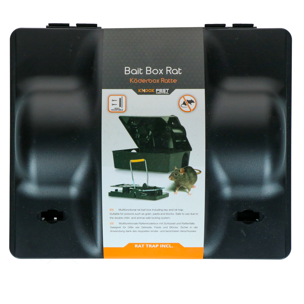 Knock Pest Voerdoos Rat/Muis Dual bait incl. rattenklem