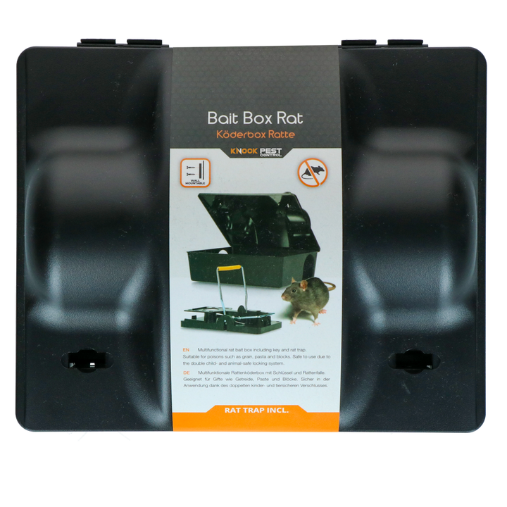 
  Knock Pest Voerdoos Rat/Muis Dual bait incl. rattenklem - Artikelnummer KNOC00147
