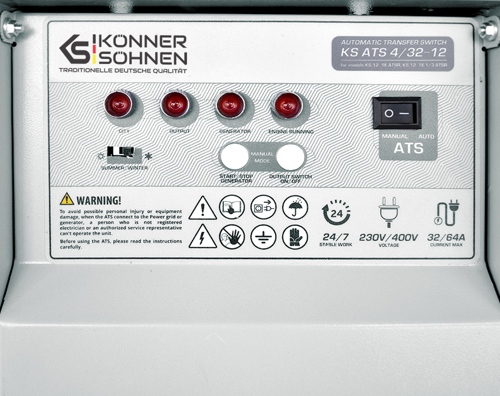 Könner & Söhnen KS ATS 4/32-12 automatische omschakelaar (ATS), foto 7