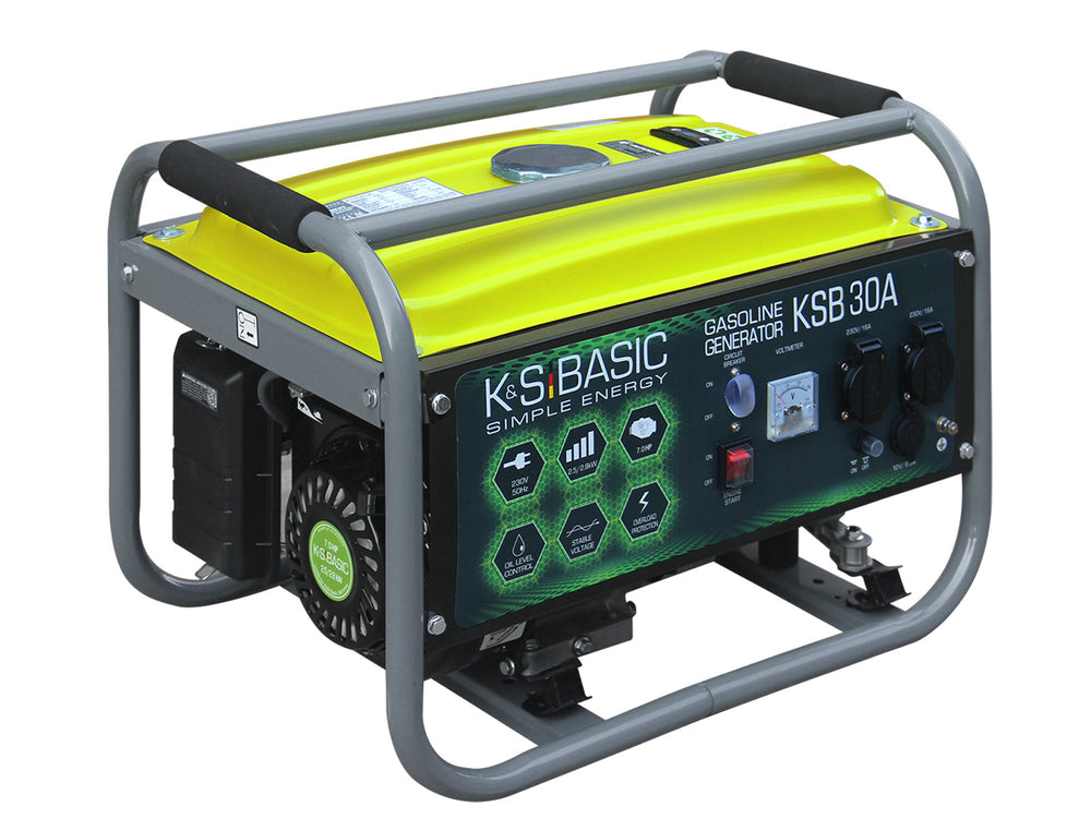 K&S Basic KSB 30A benzine aggregaat 2,8 kW, foto 2