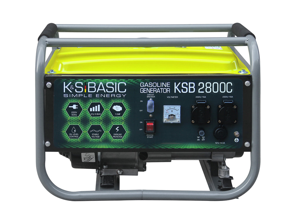 K&S Basic KSB 2800C benzine aggregaat 2,8 kW | Rabe