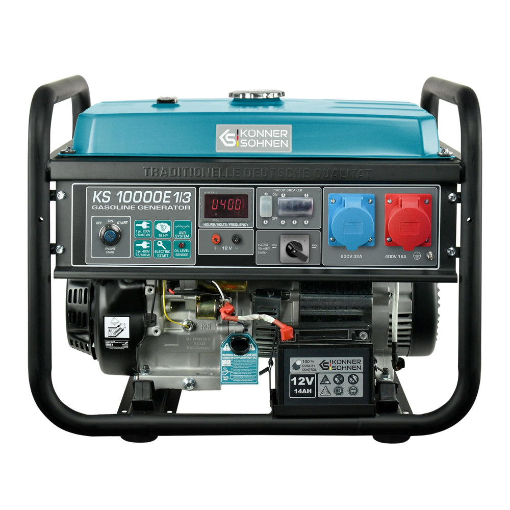 Könner & Söhnen KS 10000E 1/3 benzine aggregaat 8 kW | Rabe