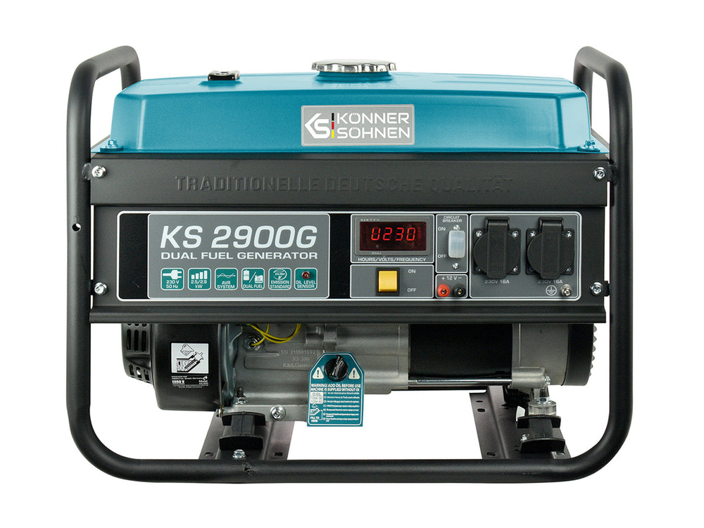 Könner & Söhnen KS 2900G aggregaat op gas en benzine 2,9 kW, foto 2
