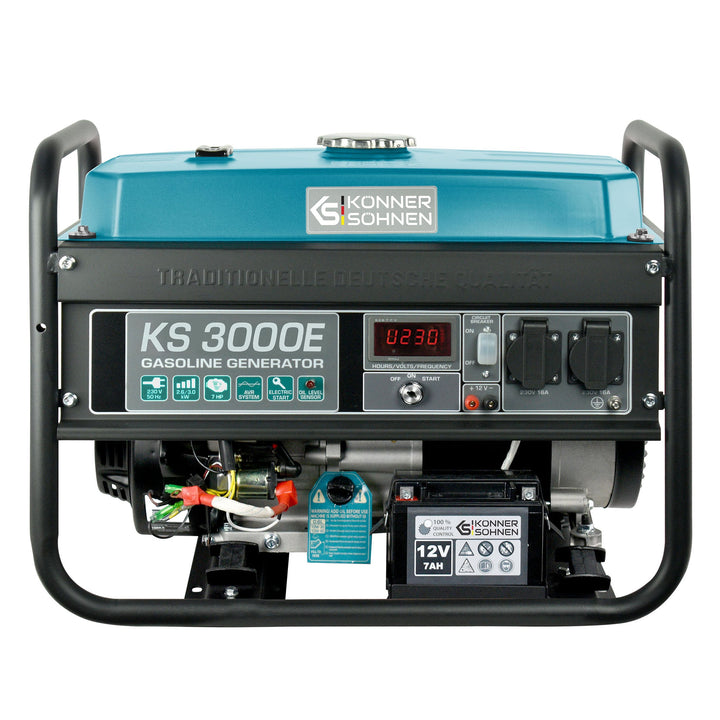 
  Könner & Söhnen KS 3000E benzine aggregaat 3 kW | Rabe - Artikelnummer KS 3000E
