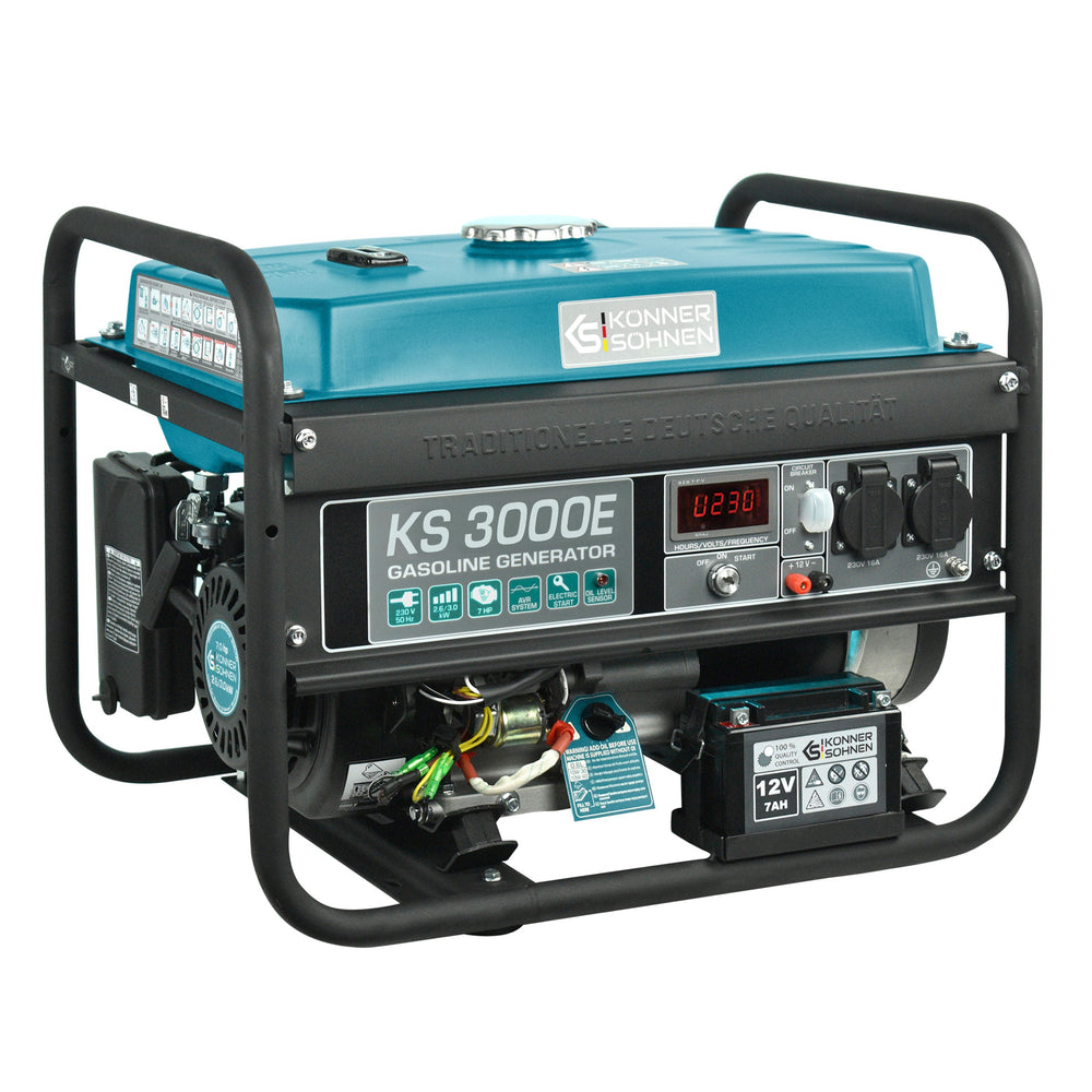 Könner & Söhnen KS 3000E benzine aggregaat 3 kW, foto 2