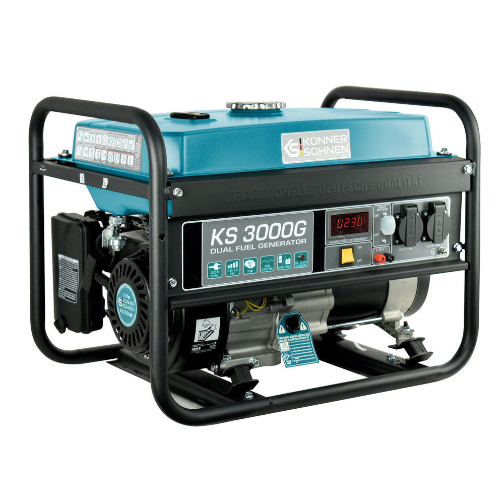 Könner & Söhnen KS 3000G aggregaat op gas en benzine 3 kW, foto 3