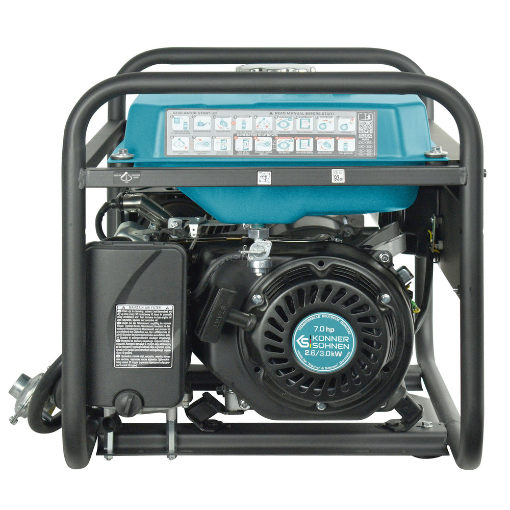 Könner & Söhnen KS 3000G aggregaat op gas en benzine 3 kW, foto 8