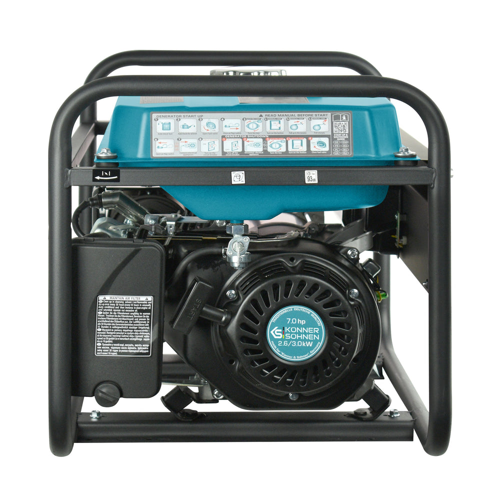 Könner & Söhnen KS 3000 benzine aggregaat 3 kW, foto 5