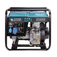 Könner & Söhnen KS 6100HDE (EURO V) diesel aggregaat 5,5 kW | Rabe