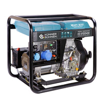 Könner & Söhnen KS 6100HDE (EURO V) diesel aggregaat 5,5 kW, foto 2