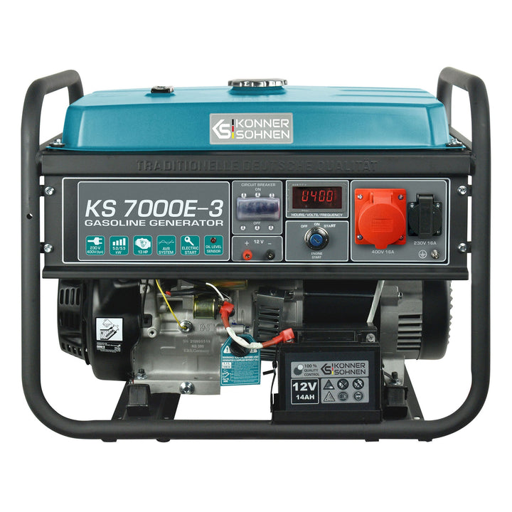 
  Könner & Söhnen KS 7000E-3 benzine aggregaat 5,5 kW | Rabe - Artikelnummer KS 7000E-3
