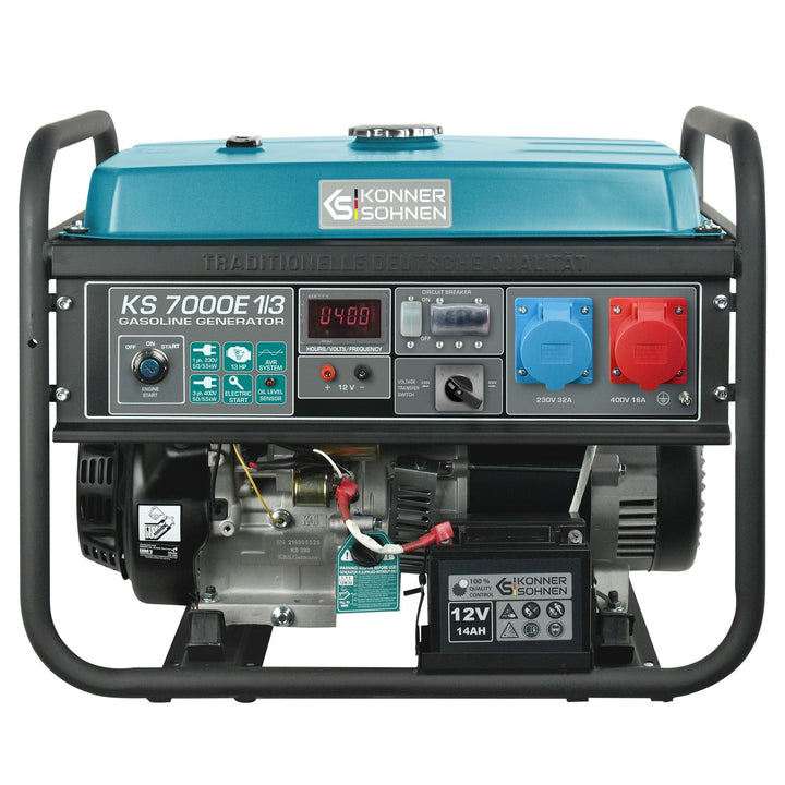 
  Könner & Söhnen KS 7000E 1/3 benzine aggregaat 5,5 kW | Rabe - Artikelnummer KS 7000E-1/3

