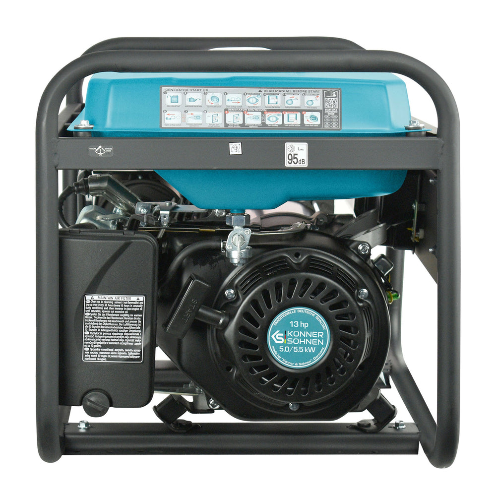 Könner & Söhnen KS 7000E 1/3 benzine aggregaat 5,5 kW, foto 4