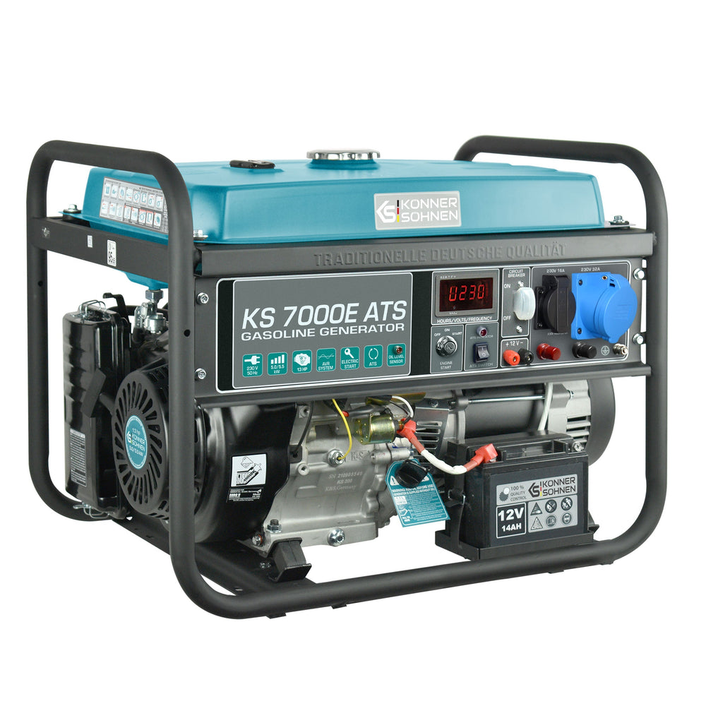 Könner & Söhnen KS 7000E ATS benzine aggregaat 5,5 kW, foto 2