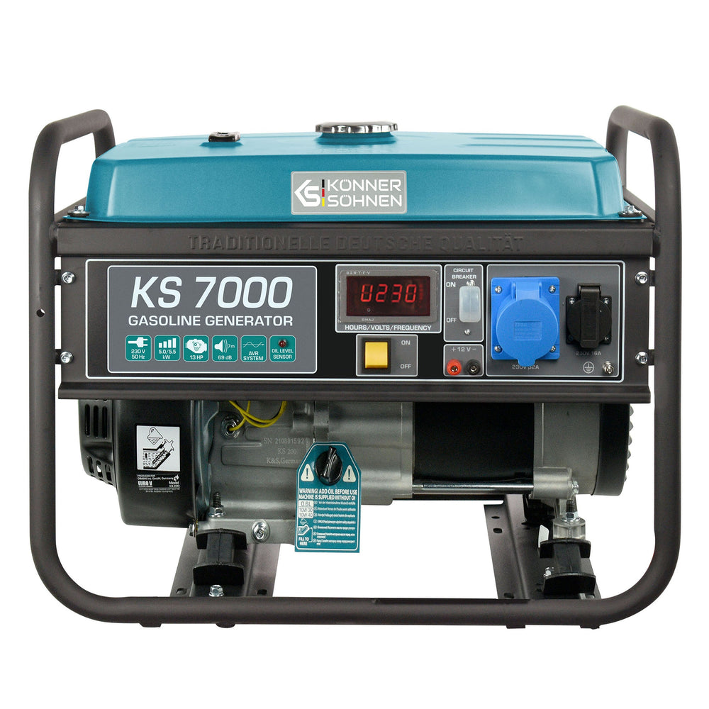 Könner & Söhnen KS 7000 benzine aggregaat 5,5 kW | Rabe
