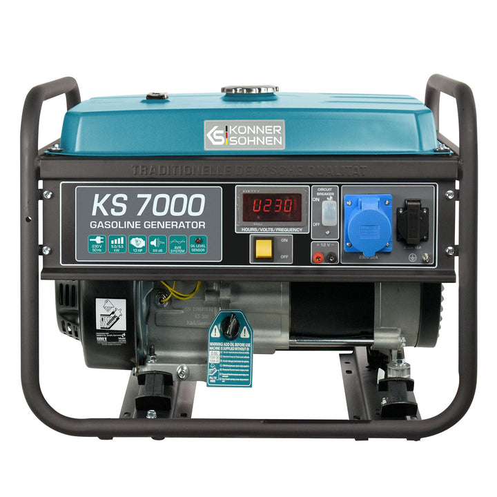 
  Könner & Söhnen KS 7000 benzine aggregaat 5,5 kW | Rabe - Artikelnummer KS 7000
